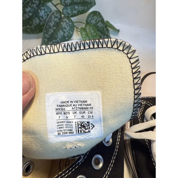 Converse Chuck Taylor All Star Lift Hi Black White Platform Mens 7 Womens 9 - Picture 5 of 5